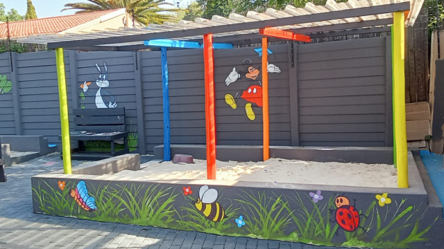 Outdoor playground at ChildSol Creche in Vorna Valley, providing fun and exploration