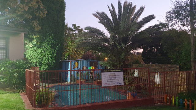 Swimming pool at ChildSol Creche in Country View, offering water fun for children.